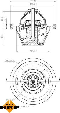 NRF 725065 - Termostat, hladilno sredstvo www.parts5.com