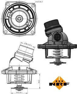 NRF 725002 - Thermostat d'eau www.parts5.com