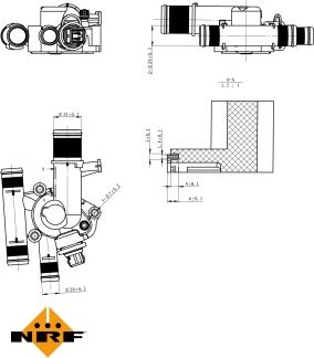 NRF 725011 - Termosztát, hűtőfolyadék www.parts5.com