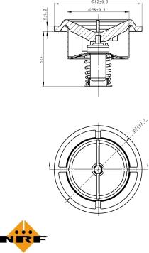 NRF 725017 - Termostato, refrigerante www.parts5.com