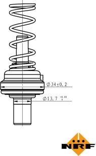 NRF 725085 - Θερμοστάτης, ψυκτικό υγρό www.parts5.com