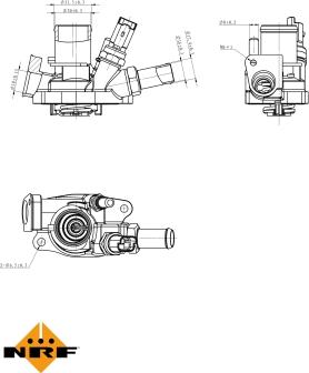 NRF 725034 - Termostato, refrigerante www.parts5.com