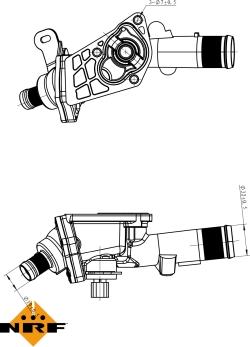 NRF 725078 - Termostat, rashladna tečnost www.parts5.com