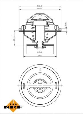 NRF 725194 - Termostato, refrigerante www.parts5.com