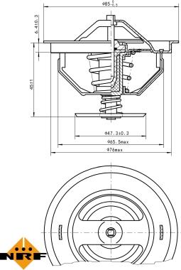 NRF 725198 - Termostaatti, jäähdytysneste www.parts5.com