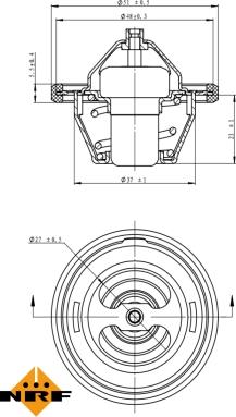 NRF 725154 - Termometar, rashladno sredstvo www.parts5.com