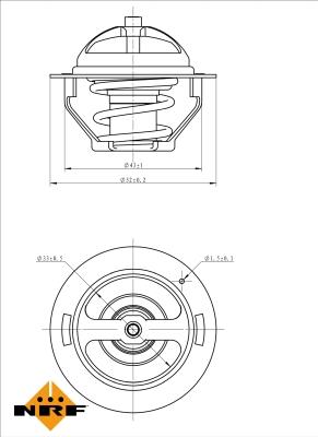 NRF 725181 - Termostato, refrigerante www.parts5.com