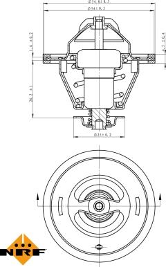 NRF 725125 - Termostat, rashladna tečnost www.parts5.com