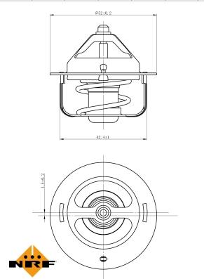 NRF 725120 - Termostat, chladivo www.parts5.com