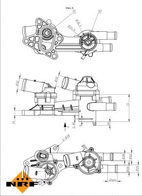 NRF 725179 - Θερμοστάτης, ψυκτικό υγρό www.parts5.com