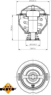 NRF 725209 - Termostat, hladilno sredstvo www.parts5.com