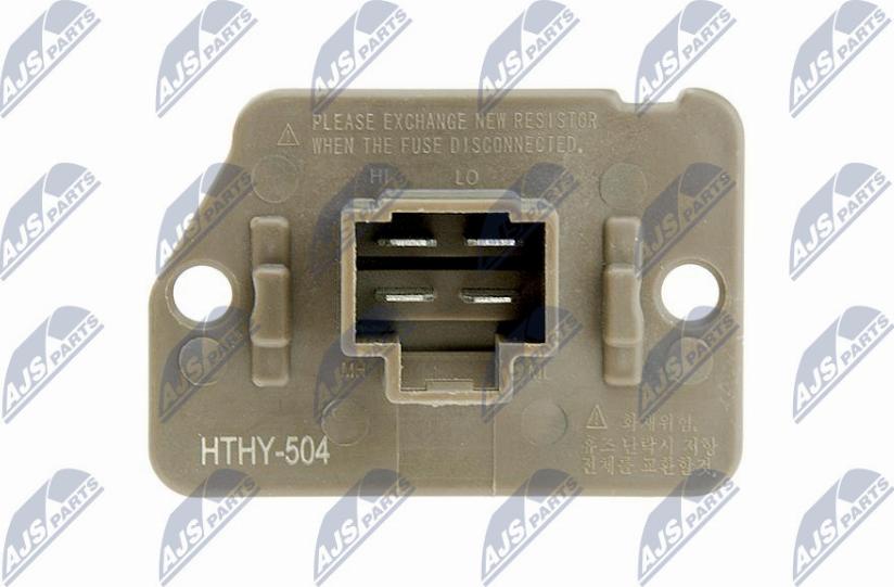 NTY ERD-HY-504 - Resistor, interior blower www.parts5.com