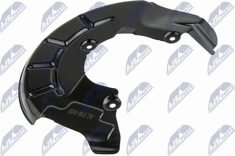 NTY HTO-VW-009 - Ochranný plech proti rozstreku, Brzdový kotúč www.parts5.com