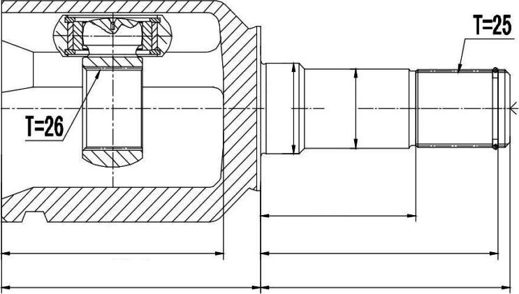 NTY NPW-AR-007 - Sada kloubů, hnací hřídel www.parts5.com