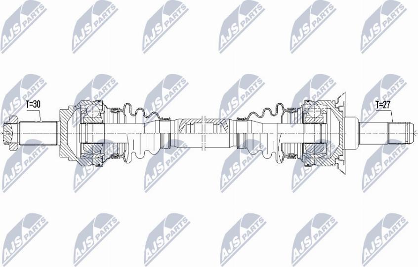 NTY NPW-BM-093 - Wał napędowy www.parts5.com