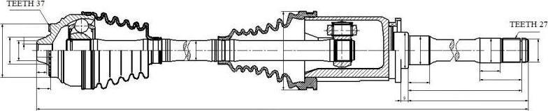 NTY NPW-BM-030 - Drive Shaft www.parts5.com