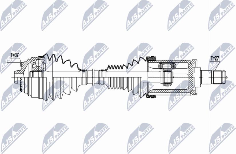 NTY NPW-BM-177 - Drive Shaft www.parts5.com