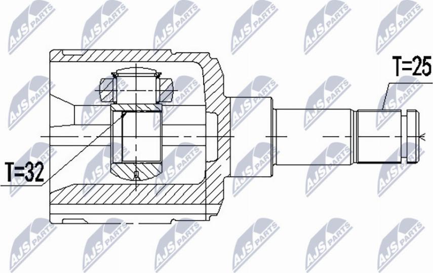 NTY NPW-CH-024 - Zestaw przegubu, wał napędowy www.parts5.com