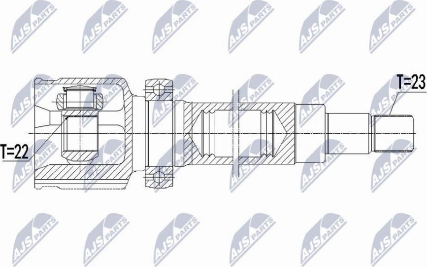 NTY NPW-FR-112 - Joint Kit, drive shaft parts5.com