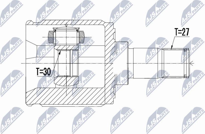 NTY NPW-HD-049 - Joint Kit, drive shaft www.parts5.com