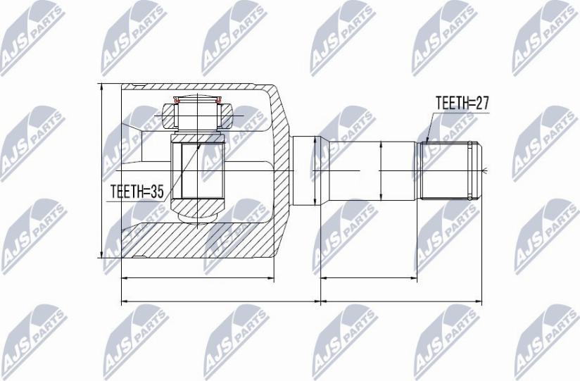 NTY NPW-PL-024 - Joint Kit, drive shaft www.parts5.com