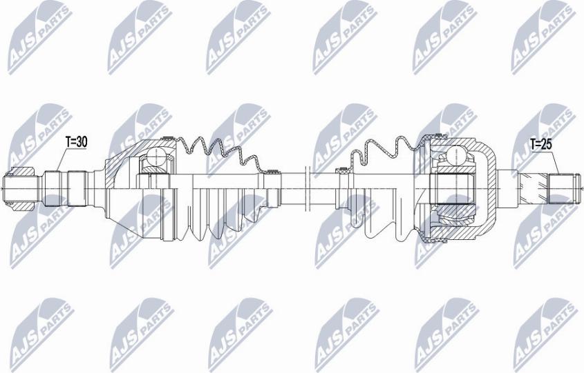 NTY NPW-PL-073 - Pogonska gred www.parts5.com