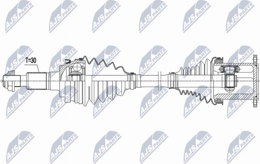 NTY NPW-VW-065 - Drive Shaft www.parts5.com