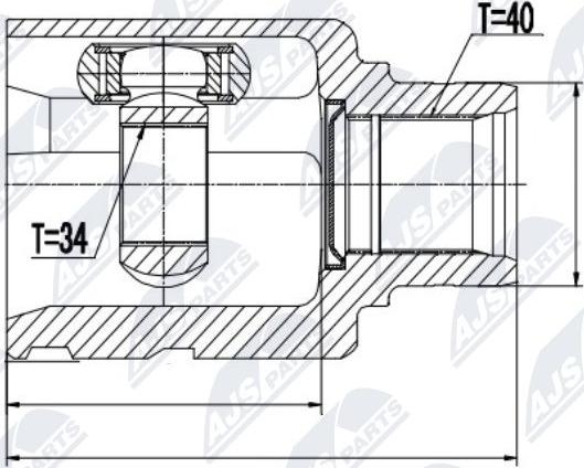 NTY NPW-VW-027 - Joint Kit, drive shaft parts5.com