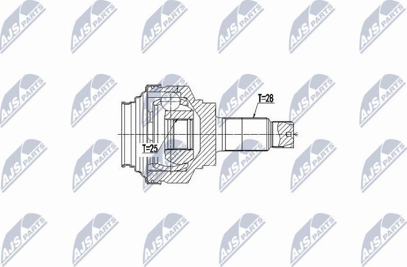 NTY NPZ-BM-017 - Joint Kit, drive shaft parts5.com