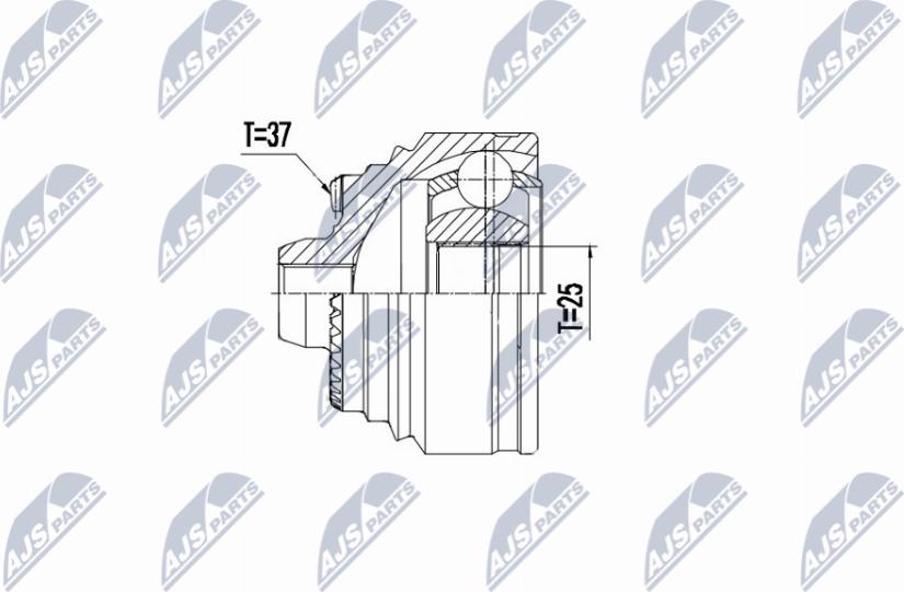 NTY NPZ-BM-027 - Joint Kit, drive shaft www.parts5.com