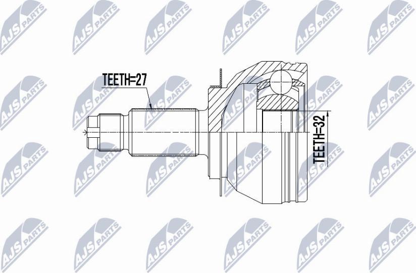 NTY NPZ-SB-026 - Zgibni lezaj, pogonska gred www.parts5.com