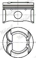 Nüral 87-444800-10 - Piston parts5.com