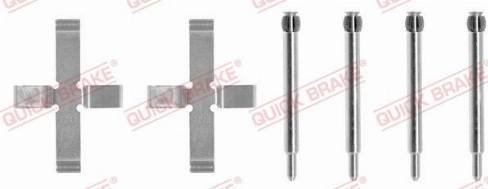 OJD Quick Brake 1090980 - Set accesorii, placute frana www.parts5.com