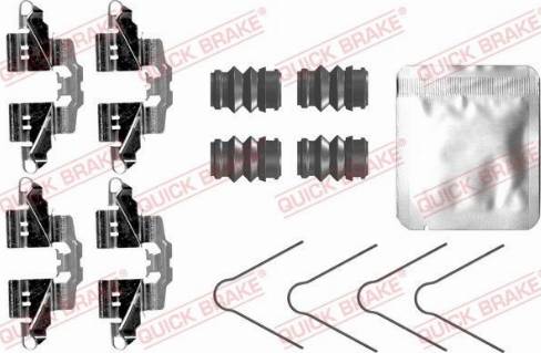 OJD Quick Brake 109-0098 - Set accesorii, placute frana www.parts5.com