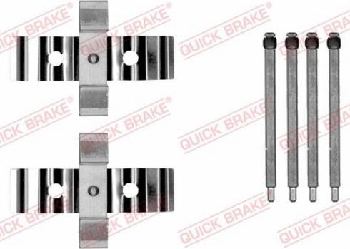 OJD Quick Brake 109-0054 - Set accesorii, placute frana www.parts5.com