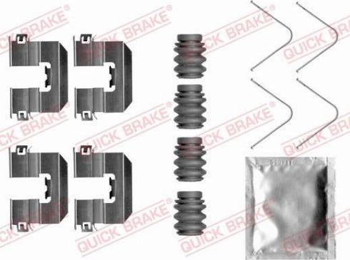 OJD Quick Brake 109-0058 - Set accesorii, placute frana www.parts5.com