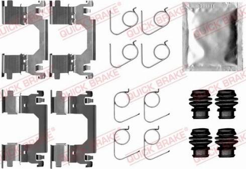 OJD Quick Brake 109-0053 - Set accesorii, placute frana www.parts5.com