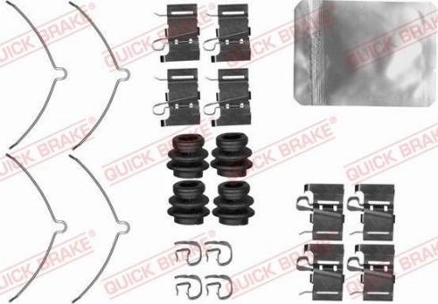 OJD Quick Brake 109-0001 - Accessory Kit for disc brake Pads parts5.com