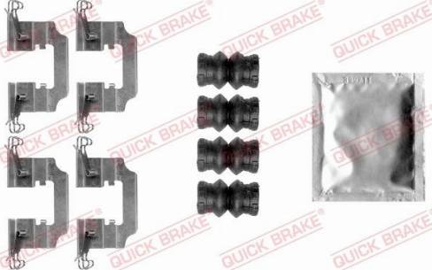 OJD Quick Brake 109-0008 - Komplet pribora, obloga disk kočnica www.parts5.com