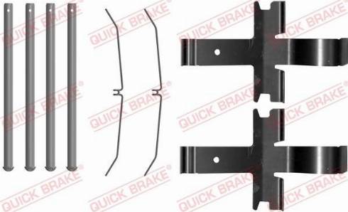 OJD Quick Brake 109-0081 - Set accesorii, placute frana www.parts5.com