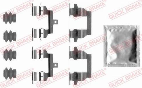 OJD Quick Brake 109-0026 - Sada příslušenství, obložení kotoučové brzdy www.parts5.com