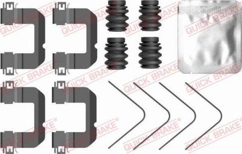 OJD Quick Brake 109-0102 - Set accesorii, placute frana www.parts5.com