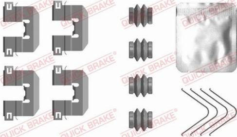 OJD Quick Brake 109-0117 - Accessory Kit for disc brake Pads parts5.com