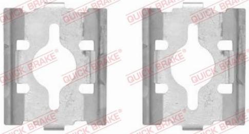 OJD Quick Brake 1091600 - Set accesorii, placute frana www.parts5.com