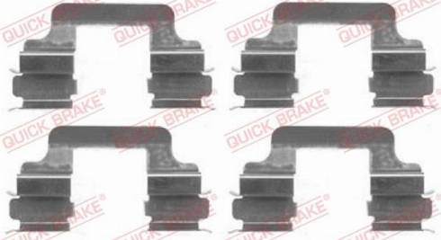 OJD Quick Brake 1091610 - Set accesorii, placute frana www.parts5.com