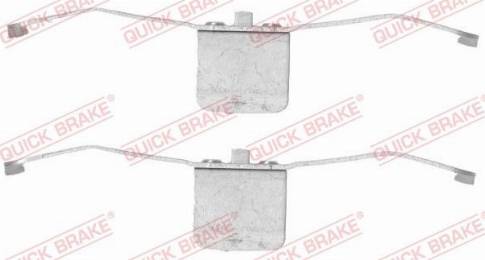 OJD Quick Brake 1091639 - Комплектующие для колодок дискового тормоза www.parts5.com