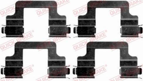 OJD Quick Brake 109-1679 - Set accesorii, placute frana www.parts5.com