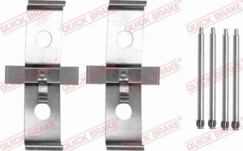 OJD Quick Brake 109-1674 - Set accesorii, placute frana www.parts5.com