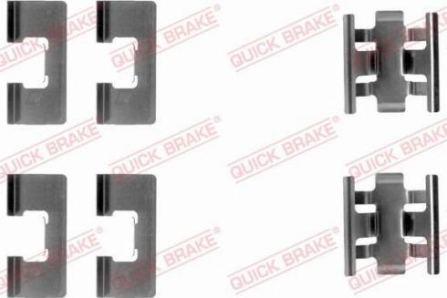 OJD Quick Brake 109-1091 - Zestaw akcesoriów, klocki hamulcowe www.parts5.com