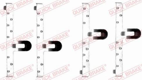 OJD Quick Brake 1091048 - Tarvikesarja, jarrupala www.parts5.com